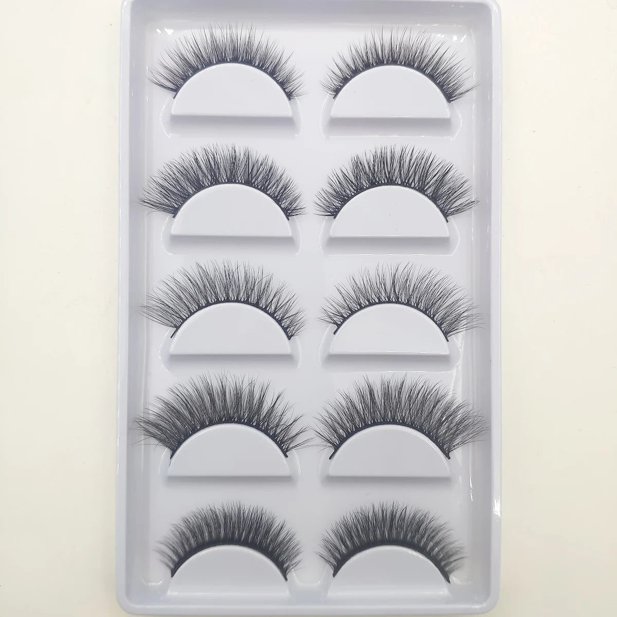 38 Styles 5 Pairs 3D Mink False Eyelashes – Natural Fake Lashes Makeup Beauty Tools