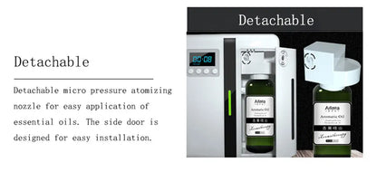 160ML Wall-Mounted Aroma Diffuser - Scent Machine with Fan for Hotel Lobby & Large Area Fragrance
