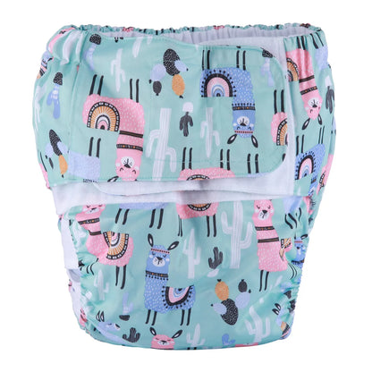 Sigzagor XL Adult Cloth Diaper – Reusable Pocket Nappy with Hook & Loop for Urinary Incontinence 68–128 cm Waist