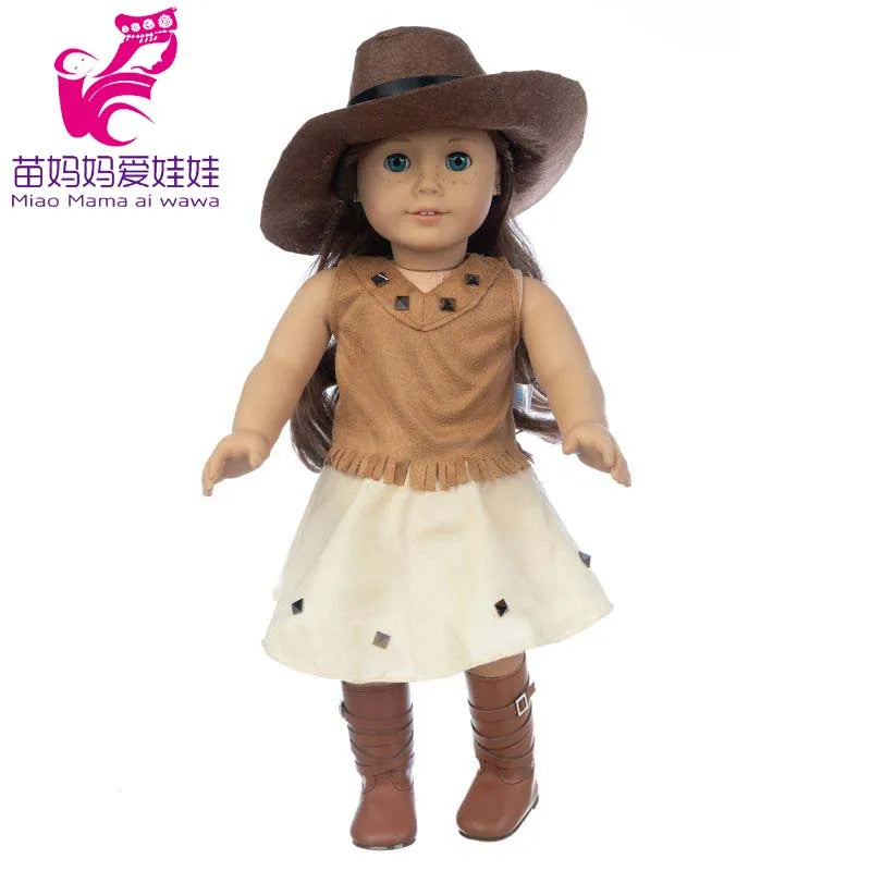 18-Inch Girl Doll Winter Coat — 43cm Baby Doll Jacket Outfit for Dressing