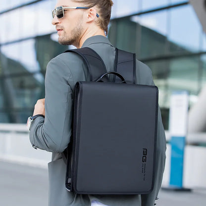 BANGE Men's Business Backpack - Anti-Theft Computer Bag, Large Capacity 14.1 Inch Laptop Bag, Elegant & Waterproof