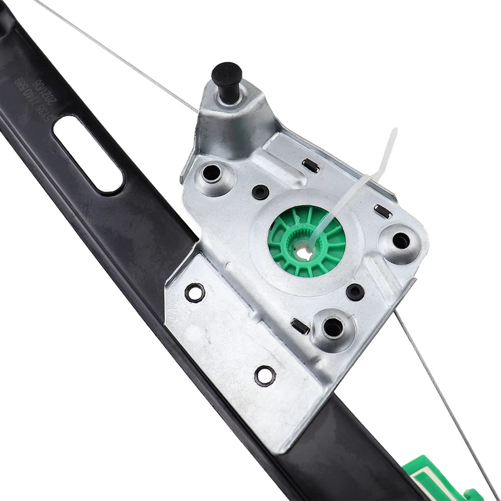 BMW E90 E91 Rear Power Window Regulator Without Motor - Replacement Part 51357140589 / 51357140590 for 323i, 325i, 328i, 330i, 335i and M3
