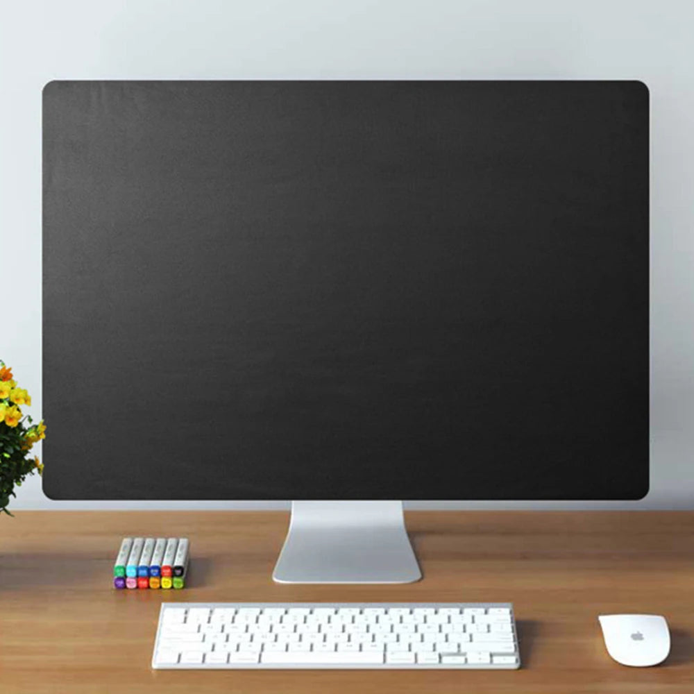 Computer Dust Cover — Flexible Polyester 27-Inch Monitor Protector, Dust-Proof Cover for iMac, MacBook Pro, Air