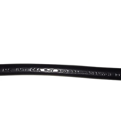 USA 3-Prong Extension Power Cord – NEMA 5-15P to 5-15R Plug Socket, 0.3m/0.5m/1m/2m Length Options