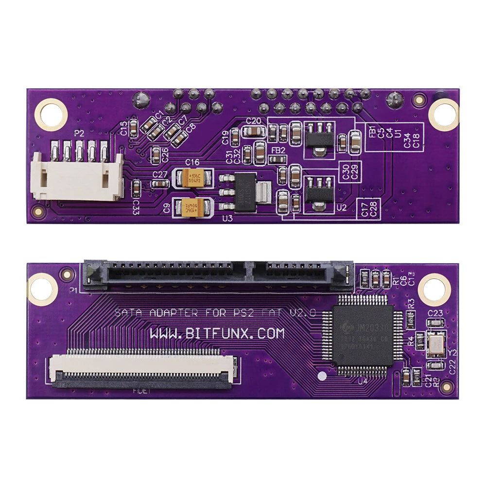 BitFunx SATA Upgrade Board & Hard Drive Adapter Kit for PS2 IDE Hard Drives – Original Network Adapter