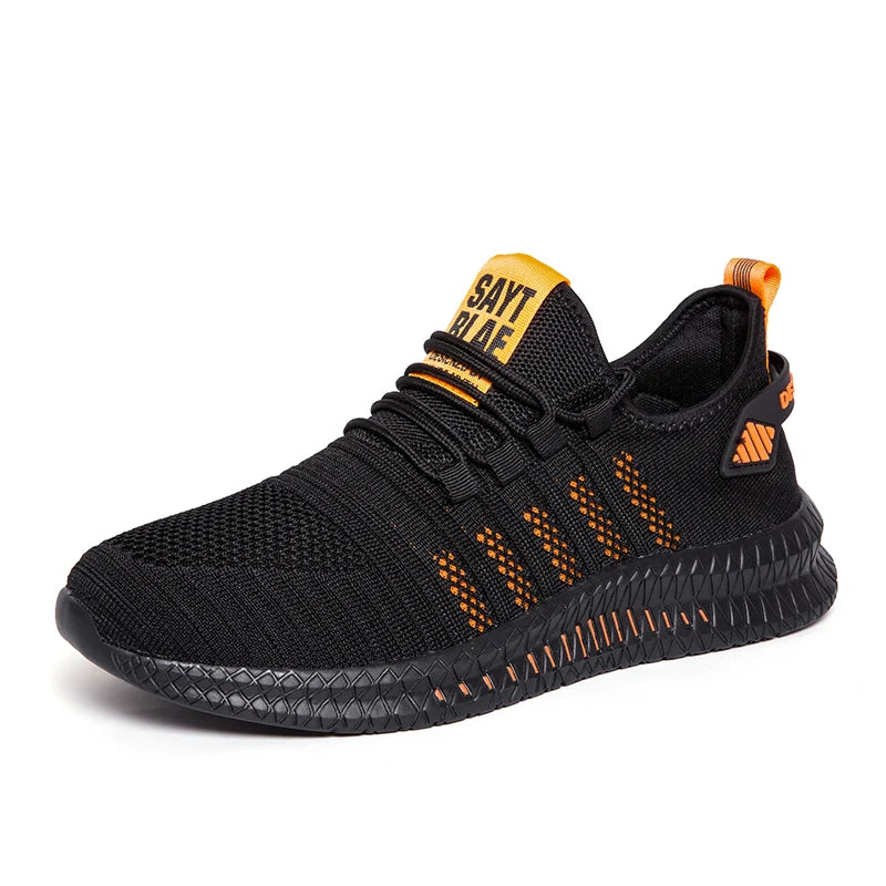 Fashion Sneakers for Men – Lightweight Casual Lace-Up Shoes, Breathable Walking Footwear