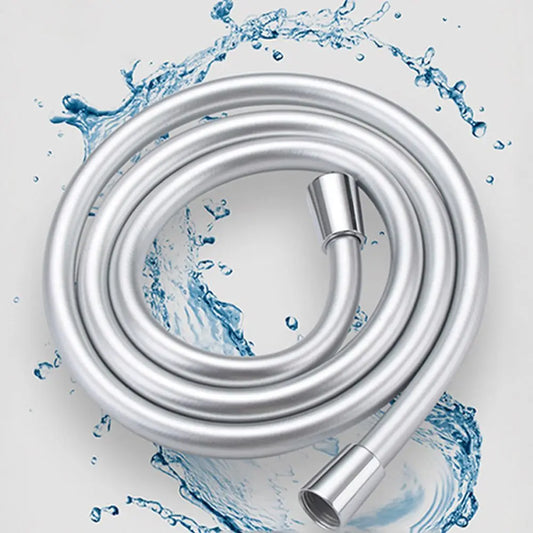 1/1.5/2M PVC Handheld Shower Hose — Flexible, Anti-Kink, Explosion-Proof Bathroom Faucet Extension Tube
