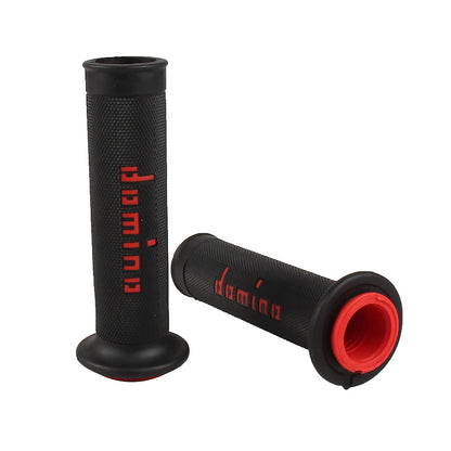 7/8" (22/24mm) Gel Rubber Domino Motorcycle Handlebar Grips — Universal for KTM Yamaha Pit Bike Motocross (9 Colors)