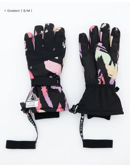 2-in-1 Extra Thick Ski Gloves – Waterproof, Windproof Winter Mittens for Men & Women