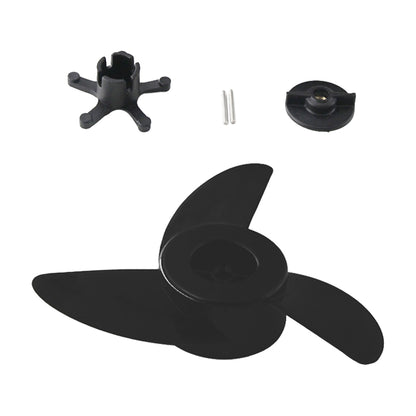 3-Blade Electric Boat Propeller – Outboard Trolling Motor Propeller with Fastening Nut