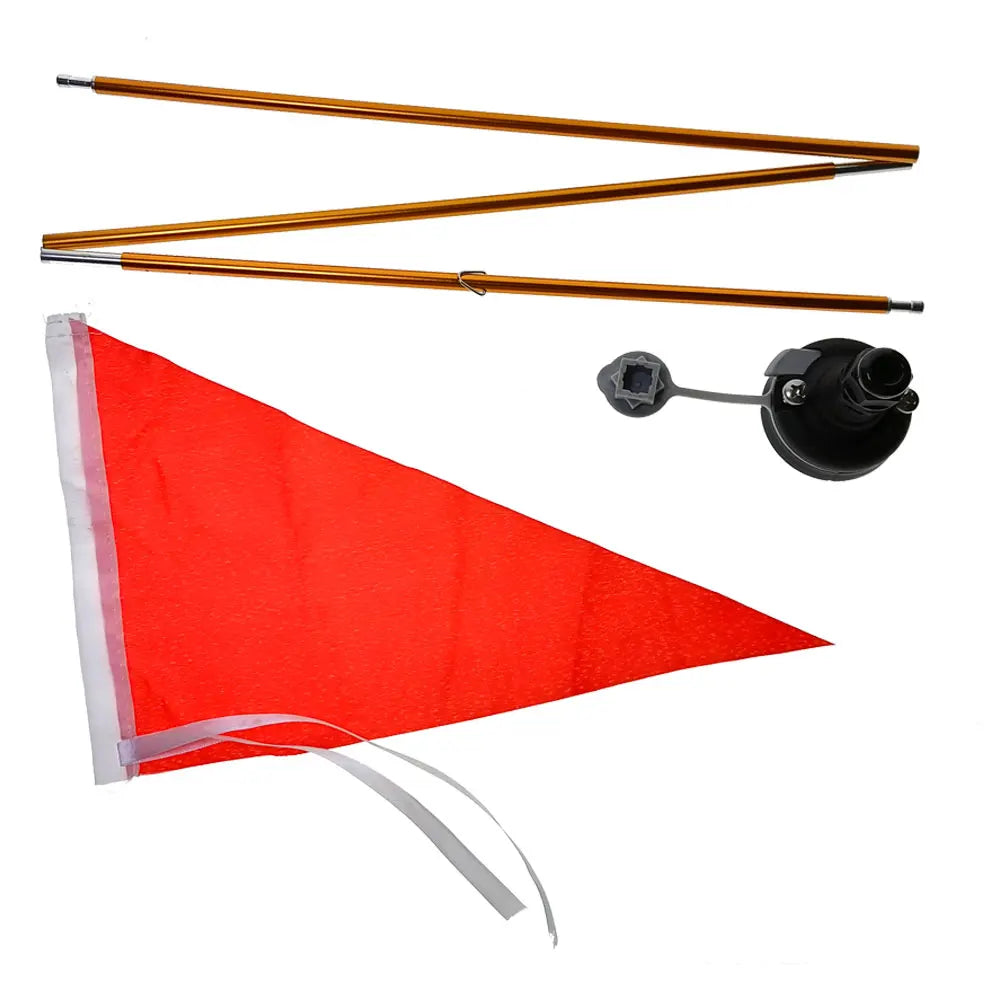 Foldable Kayak Safety Flag – Canoe, Paddle Board & Fishing Boat Visibility Flag