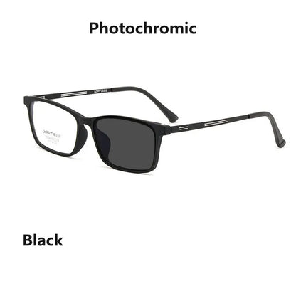 Ultralight Anti Blue Light Reading Glasses - Photochromic Titanium Alloy Frame Hyperopia Readers for Men & Women
