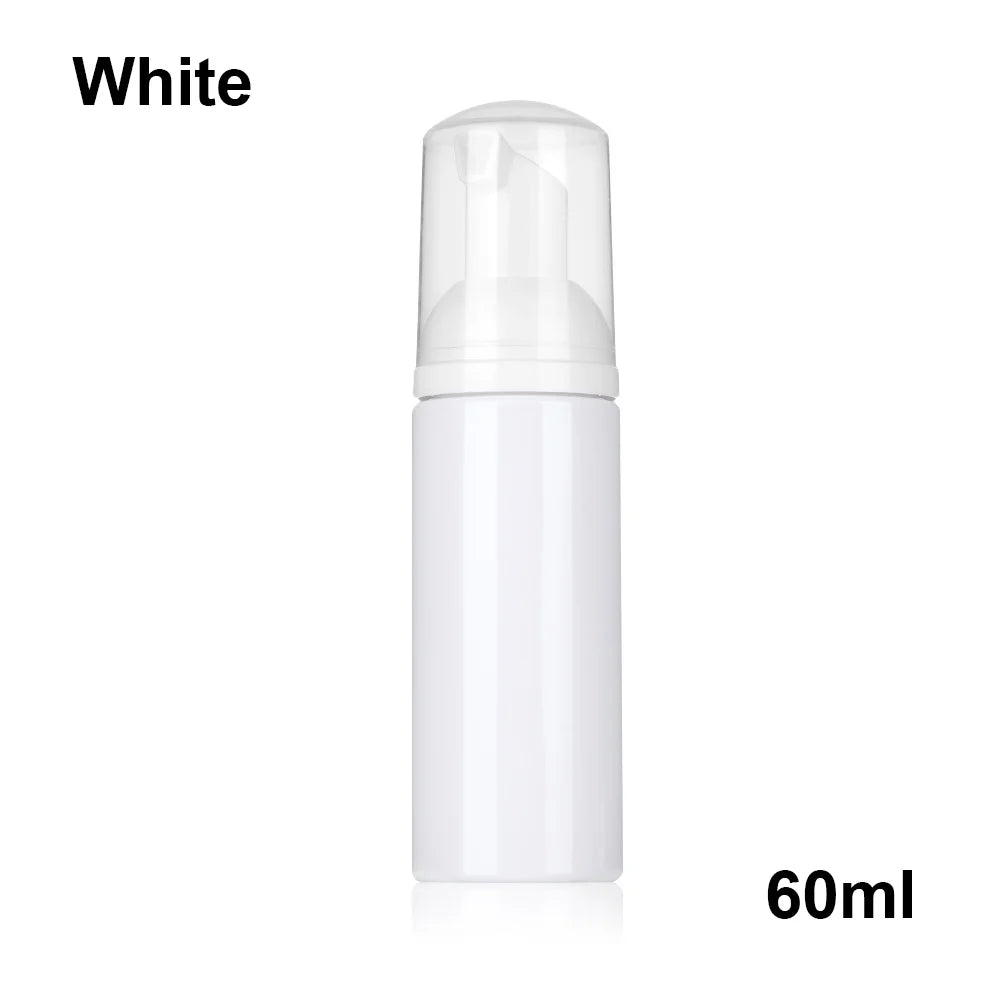 Foaming Soap Dispenser Bottles – 30/50/60/80ML Plastic Pump Bottles for Shampoo, Lotion & Shower Gel