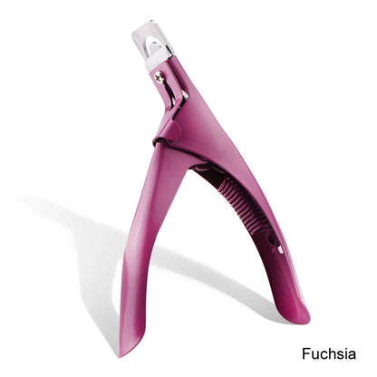 Professional Fake Nail Cutter - U-Type Acrylic Nail Tip Edge Trimmer Stainless Steel Manicure Tool