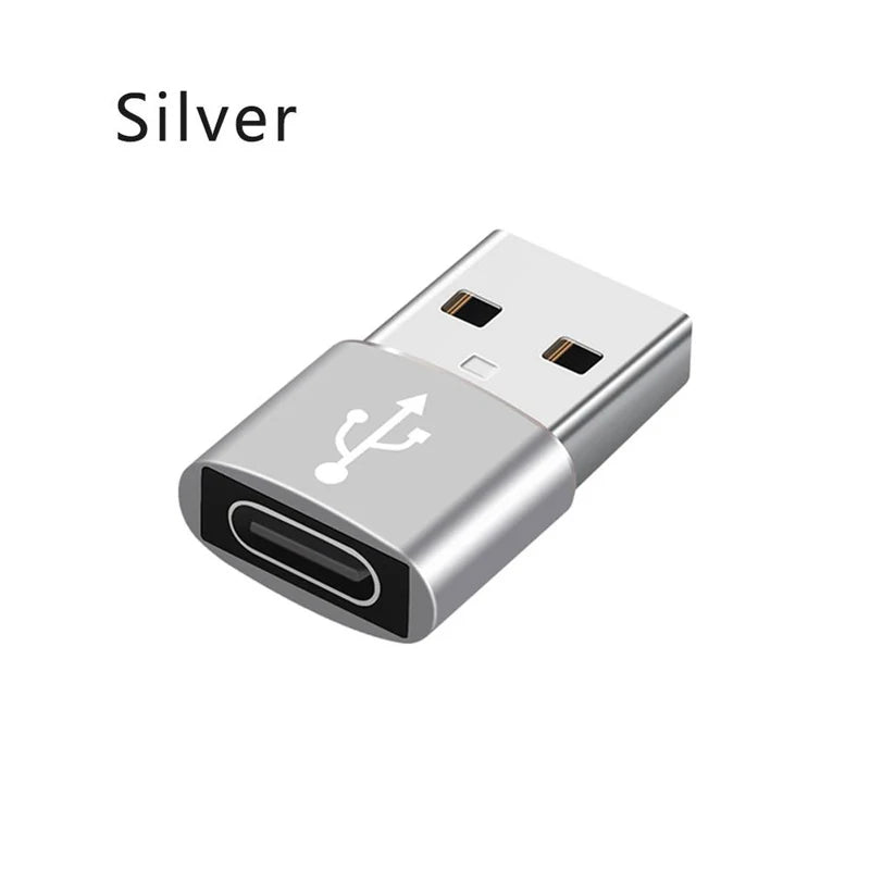 USB 3.0 to USB-C 3.1 Adapter – Mini Hi-Speed Type-C Female to USB-A Male Converter for Fast Charging & Data Sync OTG