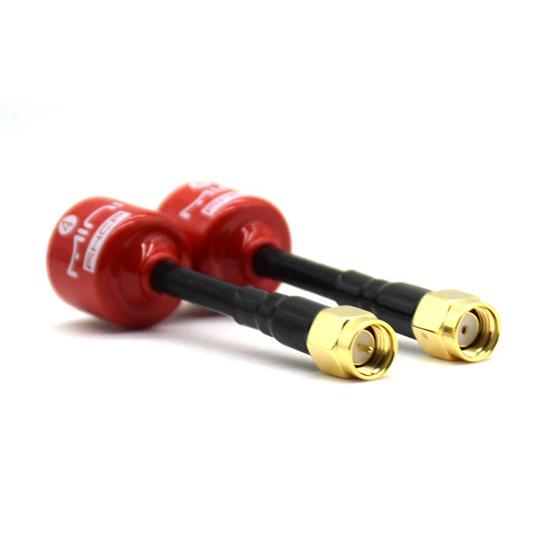 5.8G 4 RHCP Lollipop FPV Antenna – High Gain 2.8dBi SMA/RP-SMA/MMCX/UFL for Racing Drones