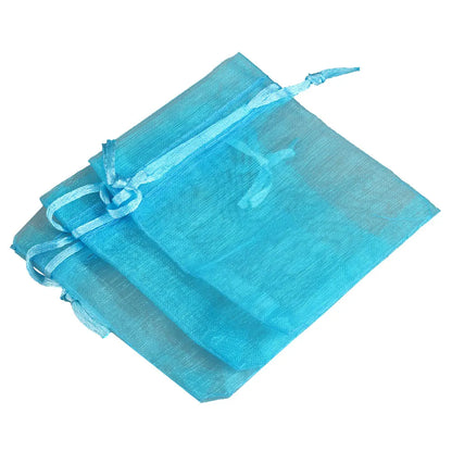 Organza Gift Bags - 50/100pcs Drawstring Jewelry Pouches 24 Colors for Wedding Christmas Candy Gift Packaging
