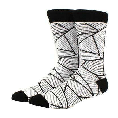 Funny Cartoon Fashion Cotton Socks – Hip Hop Skateboard Style Socks for Men & Women, Beer, Pizza, Astronaut & Pineapple Print Casual Wear Socks