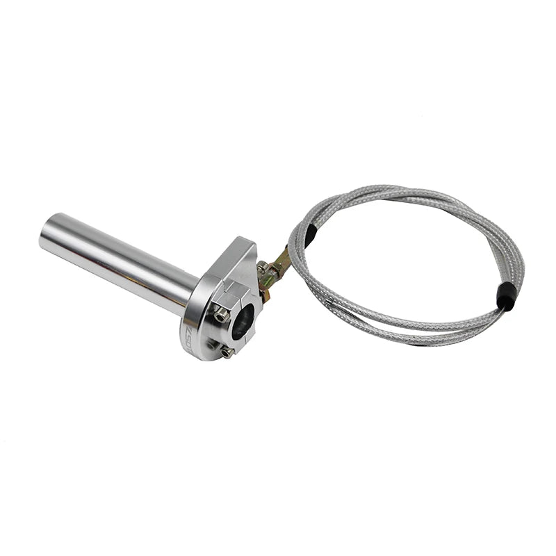 ZSDTRP 7/8" Aluminum Quick Action Throttle Grip Set – Twist Gas Throttle with Cable for 50cc, 110cc, 125cc Dirt & Pit Bikes