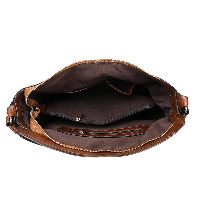 DIDABEAR Leather Hobo Bag for Women - Fashion Shoulder Bag, Large Capacity Vintage Tote Purse