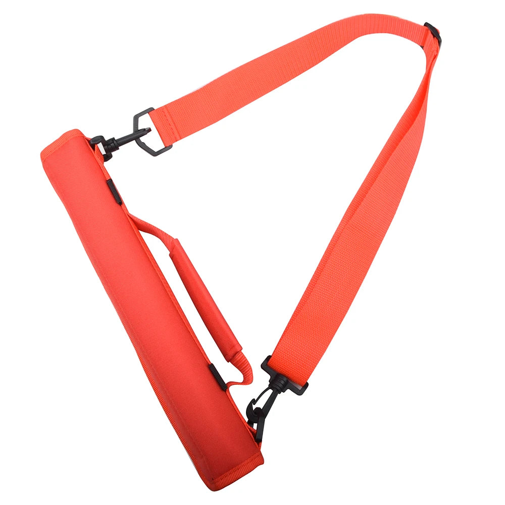 Mini Portable Nylon Golf Club Bag – Simple Golf Gun Carrier with Adjustable Shoulder Straps, Travel & Training Case