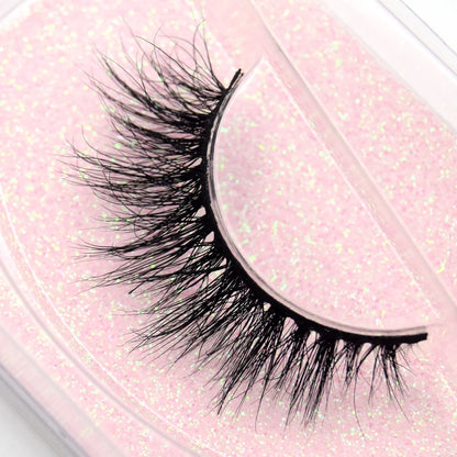 Visofree 13mm 3D Mink Eyelashes – Natural Long Handmade Cruelty-Free False Lashes for Makeup G04