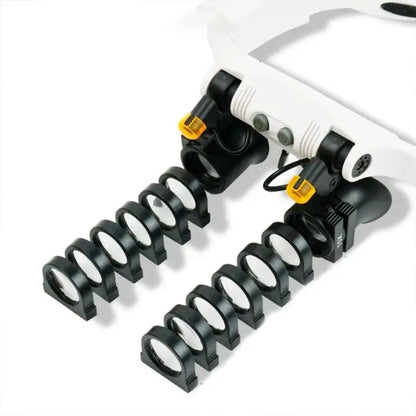 LED Double Lens Magnifying Glasses – Loupe Lamp for Watchmaking, Jewelry & Detail Work