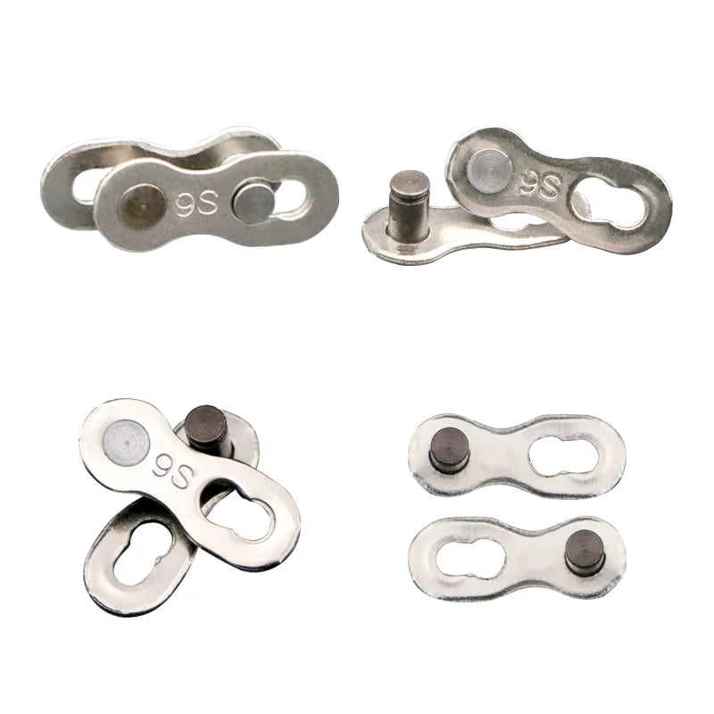 5 Pair Bicycle Chain Link Connectors — Quick Release Master Links for 6–12 Speed MTB Bikes