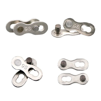 5 Pair Bicycle Chain Link Connectors — Quick Release Master Links for 6–12 Speed MTB Bikes