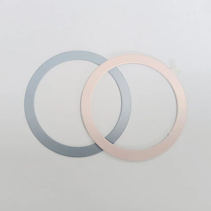 2-Pack MagSafe Magnetic Ring Plate — Universal Metal Sticker for Wireless Charging & Car Mount Holder