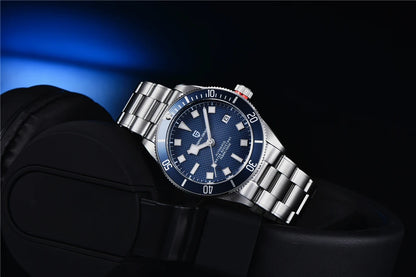 PAGANI DESIGN 2025 BB58 Men's Watch – Retro Automatic NH35A Mechanical, Luxury 100M Waterproof Wristwatch