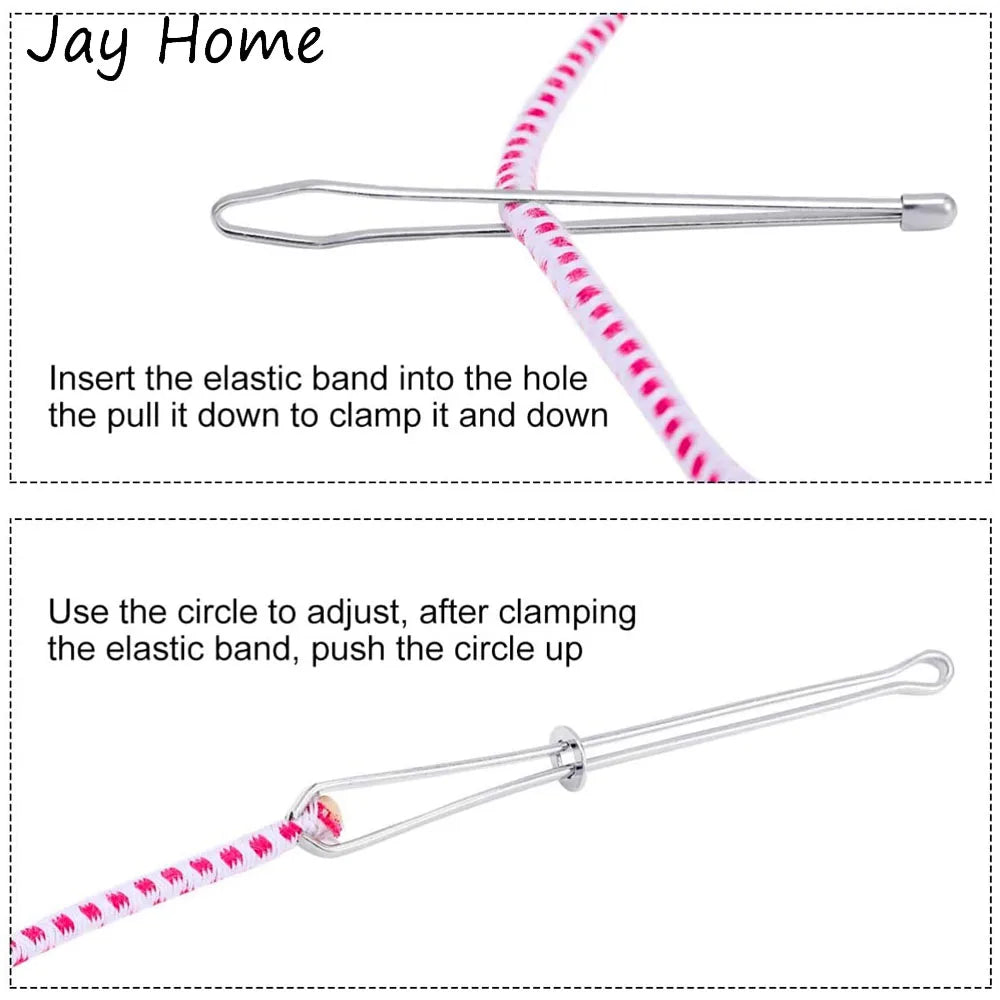 Flexible Sewing Threader Tool — Drawstring Loop Turner Hook with Metal Tweezers & Plastic Threader for DIY Sewing