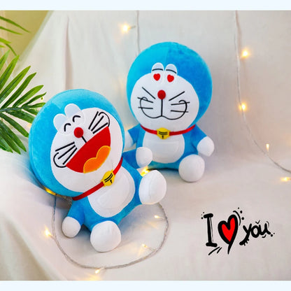 Anime Doraemon Kawaii Plush Toy – Soft Stuffed Animal Doll, Birthday Gift for Kids & Girlfriend