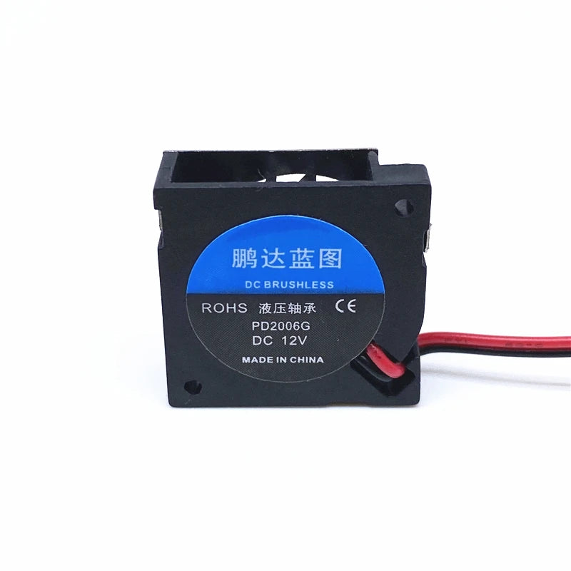 20×20×6mm Mini Blower Fan - 5V/12V 11000RPM Ultrathin 2-Pin 3-Pin 4-Pin PWM Laptop Cooling Fan
