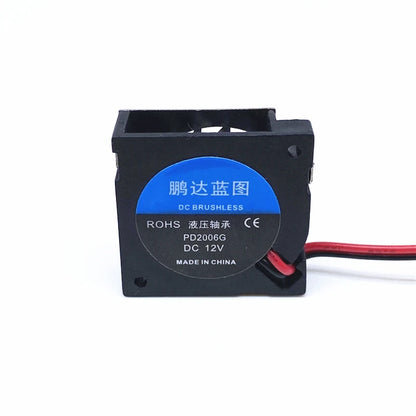 20×20×6mm Mini Blower Fan - 5V/12V 11000RPM Ultrathin 2-Pin 3-Pin 4-Pin PWM Laptop Cooling Fan