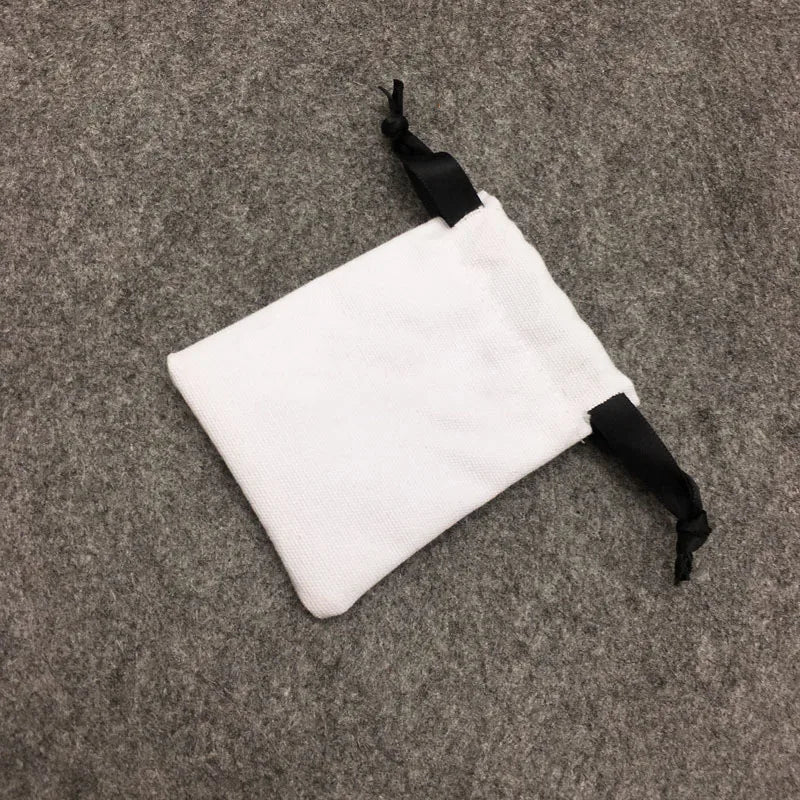 Small White Cotton Gift Bags – Custom Muslin Drawstring Pouches 5x7cm 8x10cm 9x12cm for Party, Candy, Jewelry Favor