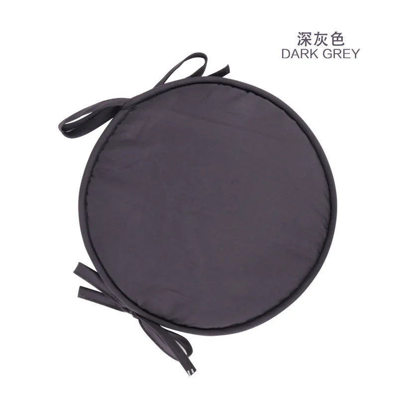 Round Chair Cushion – Candy Color Seat Pad with Drawstring, Home Decor & Office Chair Cushion, 30cm & 38cm