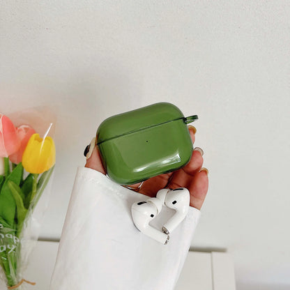 Retro Green High-Quality Earphone Case for Apple AirPods 1/2/3/4 & Pro 2 — Protective Charging Box Shell