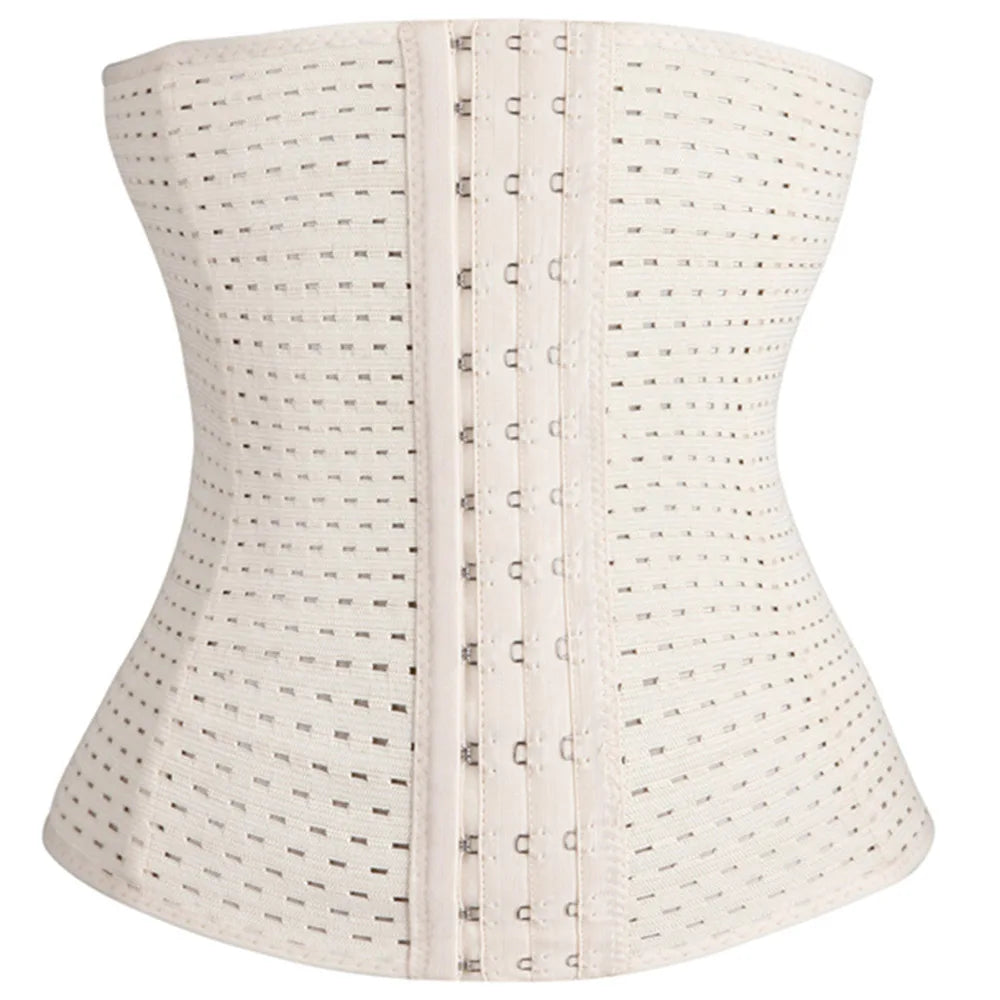 Plus Size XS-5XL Steel Boned Waist Trainer Corset for Women – Postpartum Shapewear Bustier Cinta Modeladora