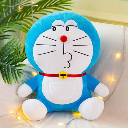 Anime Doraemon Kawaii Plush Toy – Soft Stuffed Animal Doll, Birthday Gift for Kids & Girlfriend