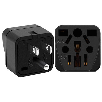 Universal AC Power Adapter – German, Russia, AU, UK, KR, EU to US Type B 10A Travel Converter for USA & Japan