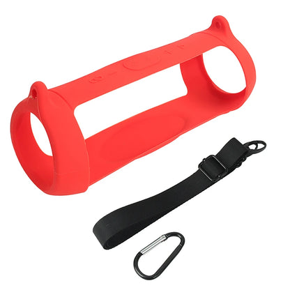 # ZOPRORE JBL Charge 5 Silicone Case Cover - Outdoor Travel Protective Skin with Strap and Carabiner
