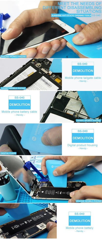 SUNSHINE SS-040 ESD Safe Pry Card – Anti-Static LCD Screen & Battery Disassembly Tool for Phone Repair