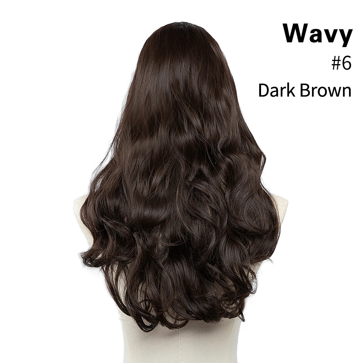 Synthetic U-Part Clip-in Hair Extensions – Long, Straight, Thick Blonde Hairpieces (16, 20, 24 Inch)