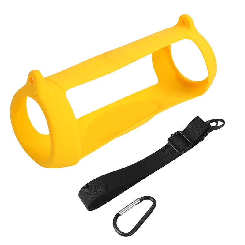 # ZOPRORE JBL Charge 5 Silicone Case Cover - Outdoor Travel Protective Skin with Strap and Carabiner