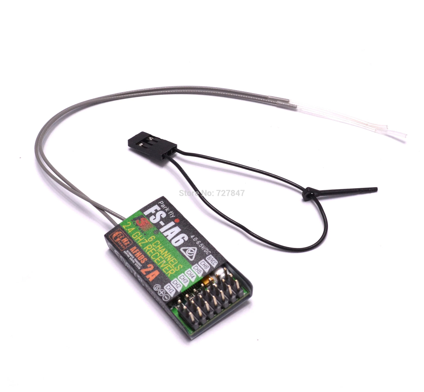 FlySky FS-IA10B/IA6B/X6B/FS-A8S Receiver – Compatible with i6, i10, CT6B, T6, TH9X Remote Control Transmitters