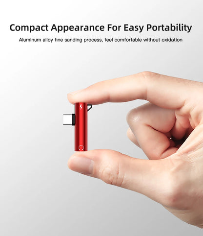 2-in-1 Audio Headphone & Charging Adapter for iPhone XR, XS, 11, 12, 13 – 3.5mm Jack to Earphone AUX Cable (Not Type-C)