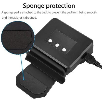 External Cooling Fan for Nintendo Switch – Turbo Pump Radiator Base with LED Display for Switch Docking Station