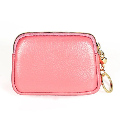 Senorita Genuine Leather Women’s Coin Purse – Double Zipper Small Wallet