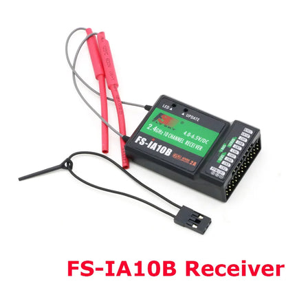 Flysky FS-GT5 2.4G 6CH Transmitter – FS-BS6 Receiver with Built-in Gyro & Fail-Safe for RC Car & Boat